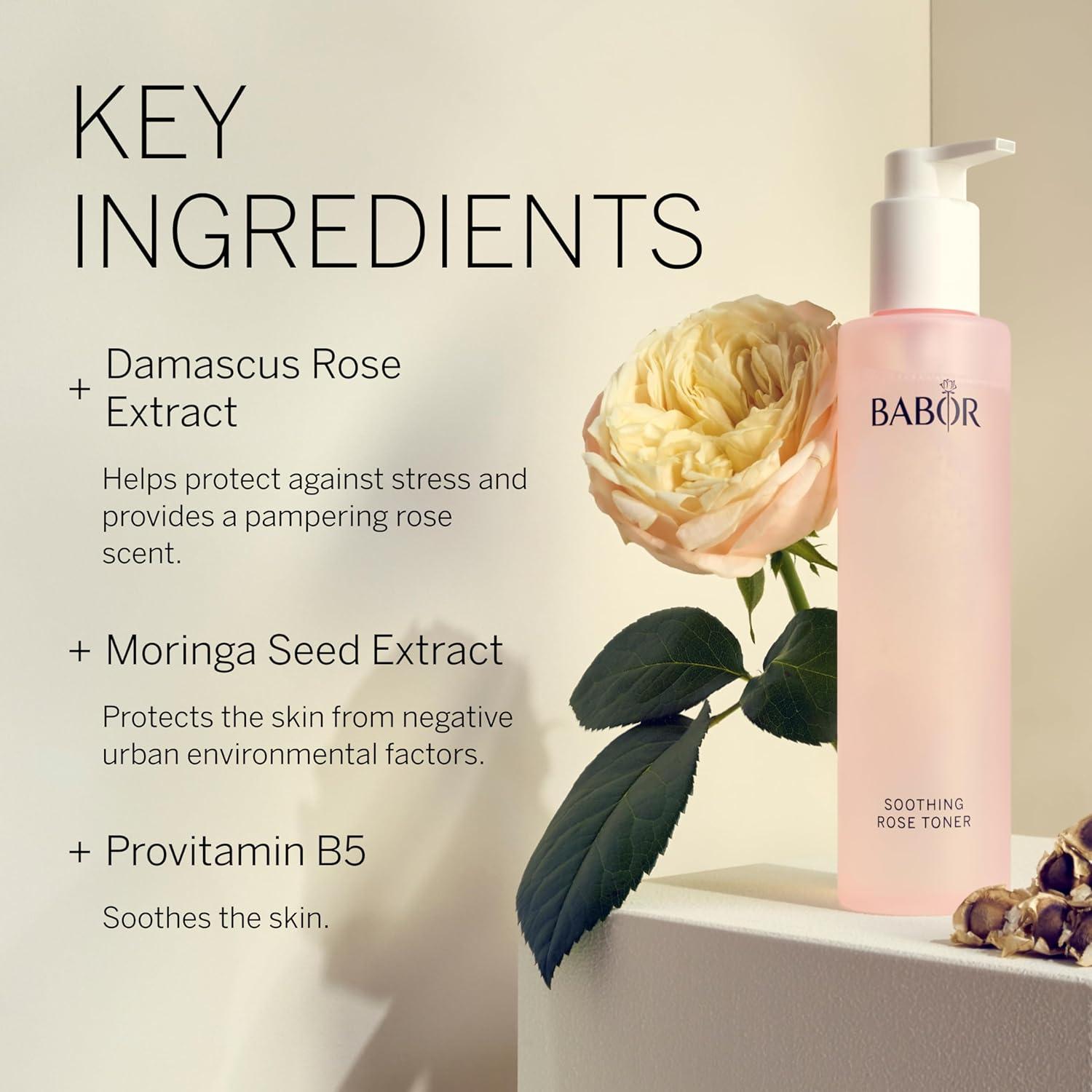 Tónico de Rosa Soothing Babor 190 ml - Hidratante Sin Alcohol