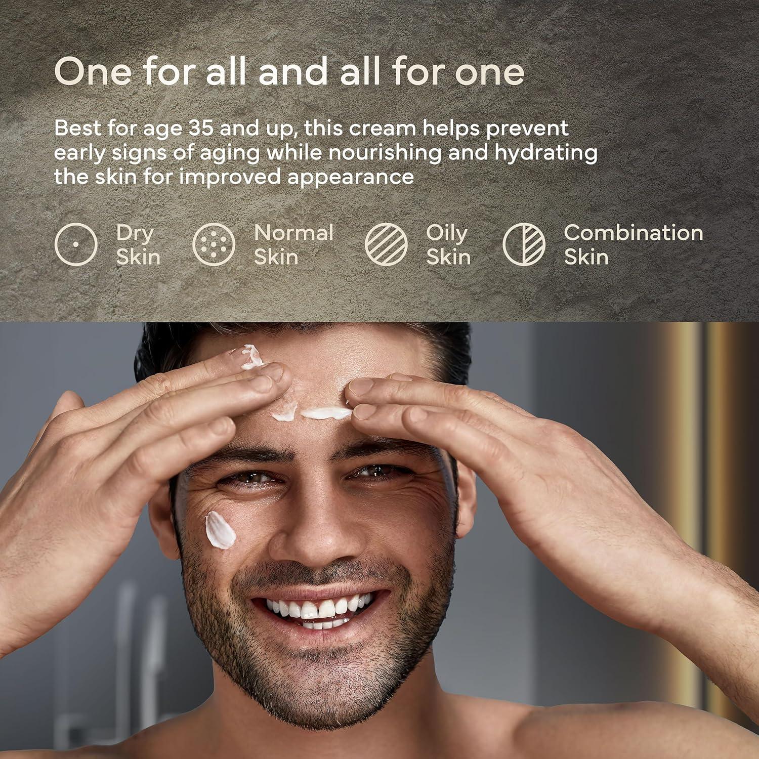 Crema Facial Hidratante para Hombres Seacret 130g 7 en 1