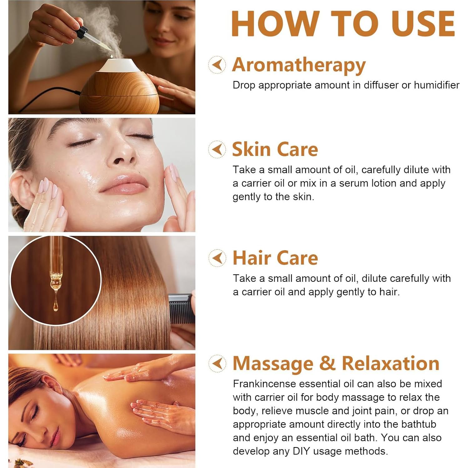 Aceite de Resina de Incienso WELOSUER 59.87 ml Hidratante Anti-Envejecimiento