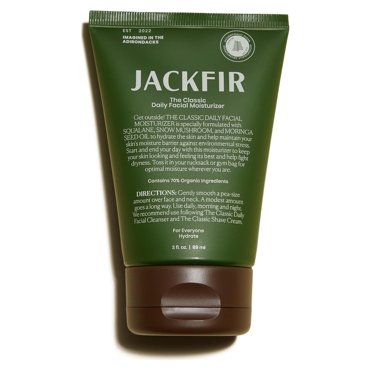 Crema Facial Hidratante Natural Jackfir 89 ml para Hombres
