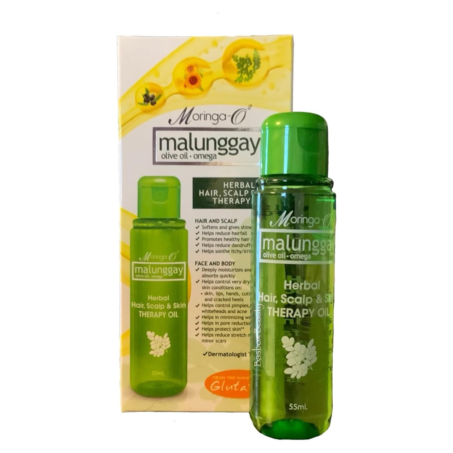 Aceite Terapéutico Moringa-O2 Malunggay 55mL Hidratante