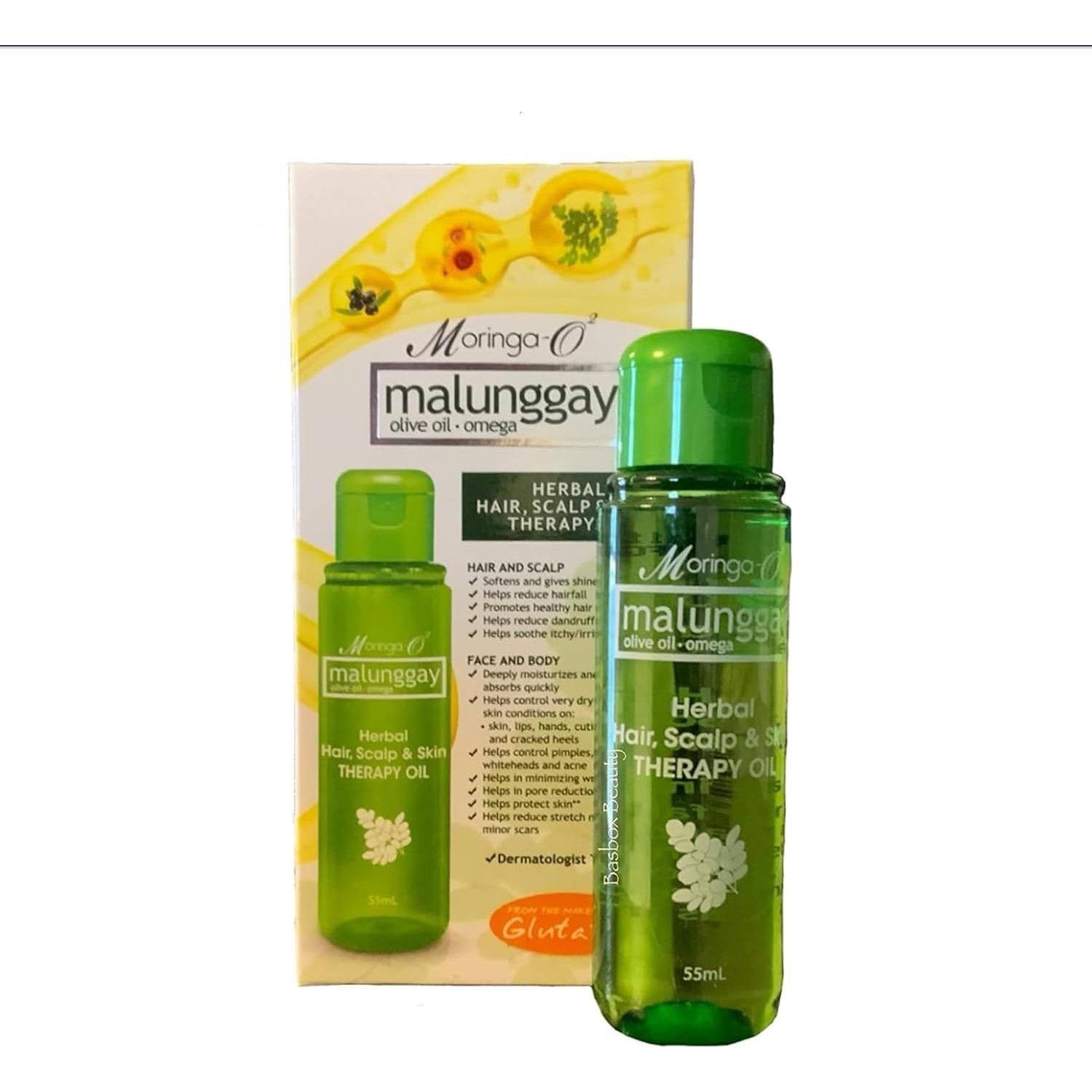 Aceite Terapéutico Moringa-O2 Malunggay 55mL Hidratante