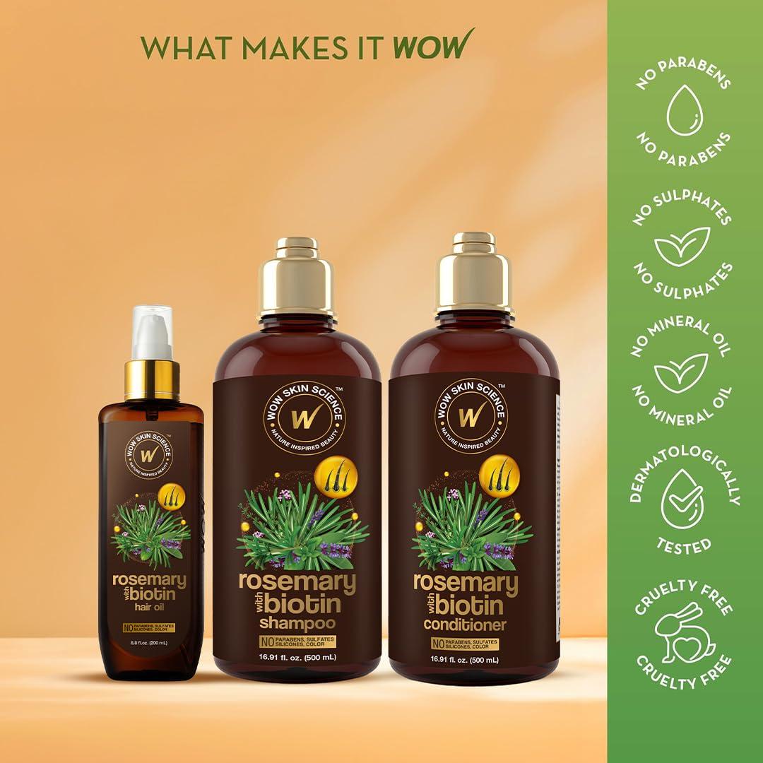 Acondicionador WOW Skin Science Romero y Biotina 478 ml