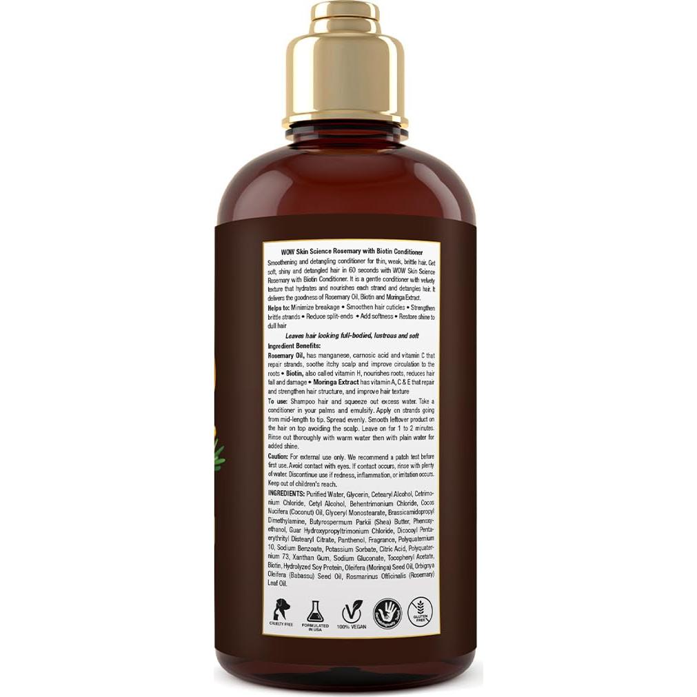 Acondicionador WOW Skin Science Romero y Biotina 478 ml