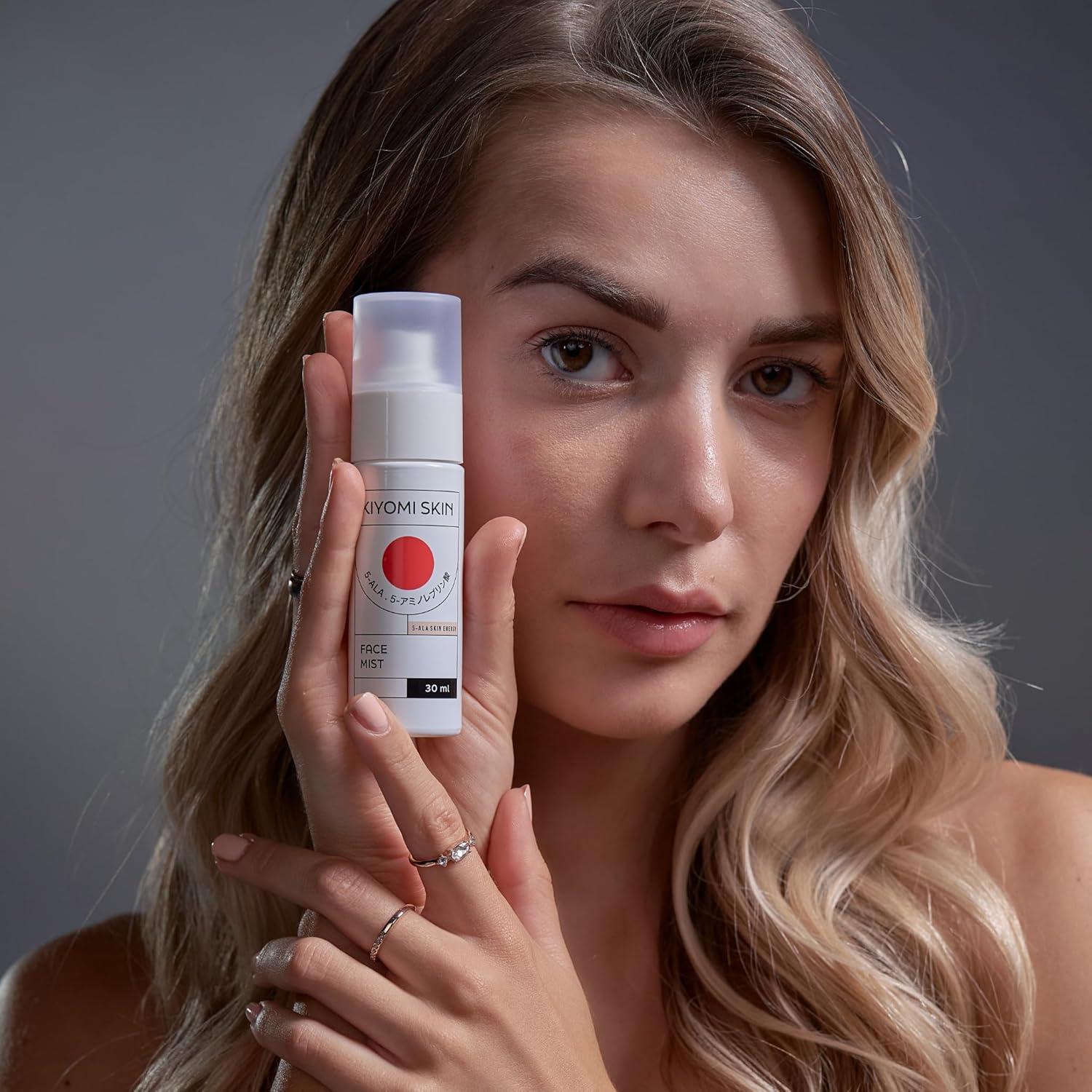 Bruma Facial Hidratante KIYOMI 130ml Ácido Hialurónico Lavanda