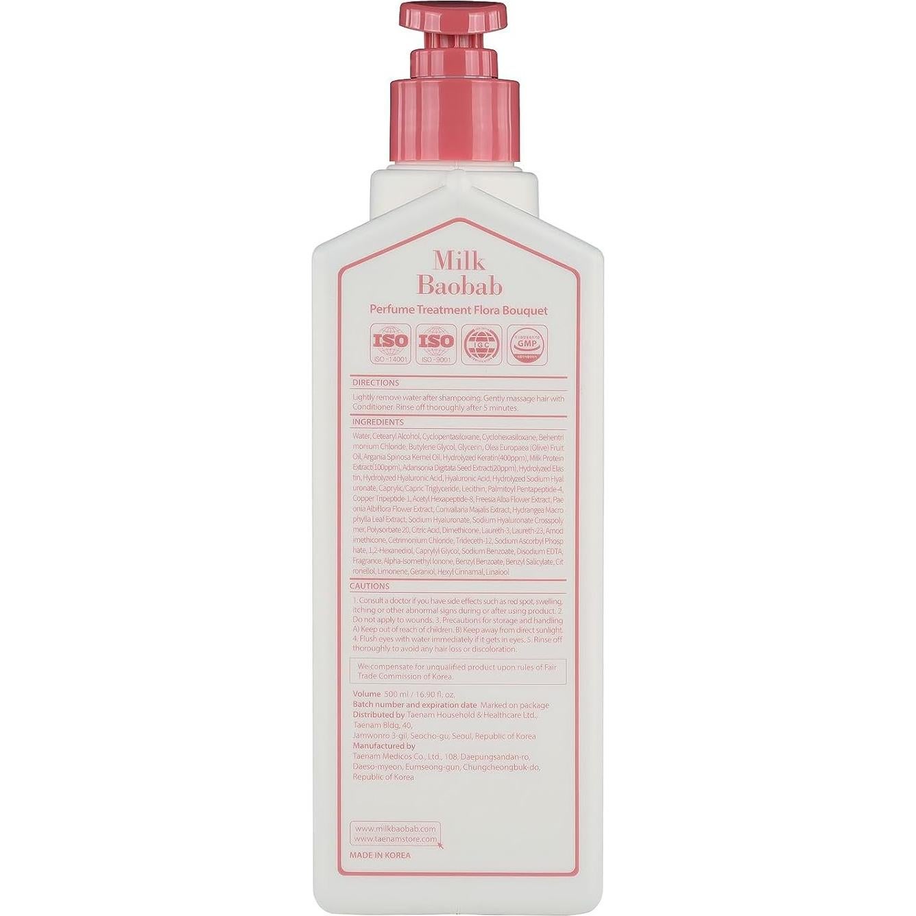 Tratamiento Capilar TAENAM 500ml - Fragancia Floral Suave