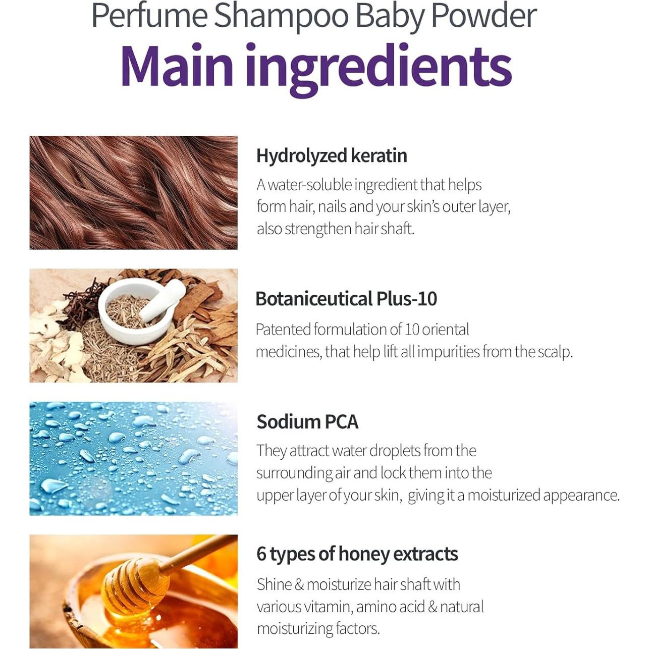 Champú de Perfume TAENAM 500 ml Fragancia Polvo de Talco