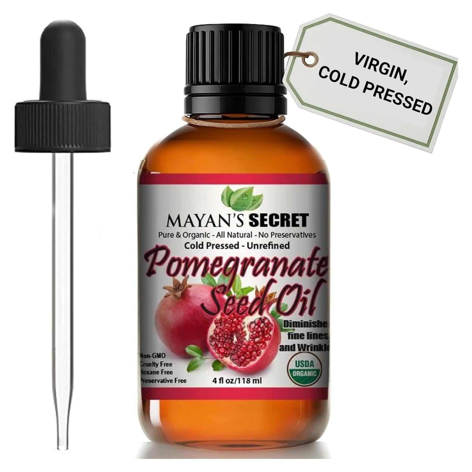 Aceite de Semilla de Granada Mayan's Secret 118ml Prensado en Frío