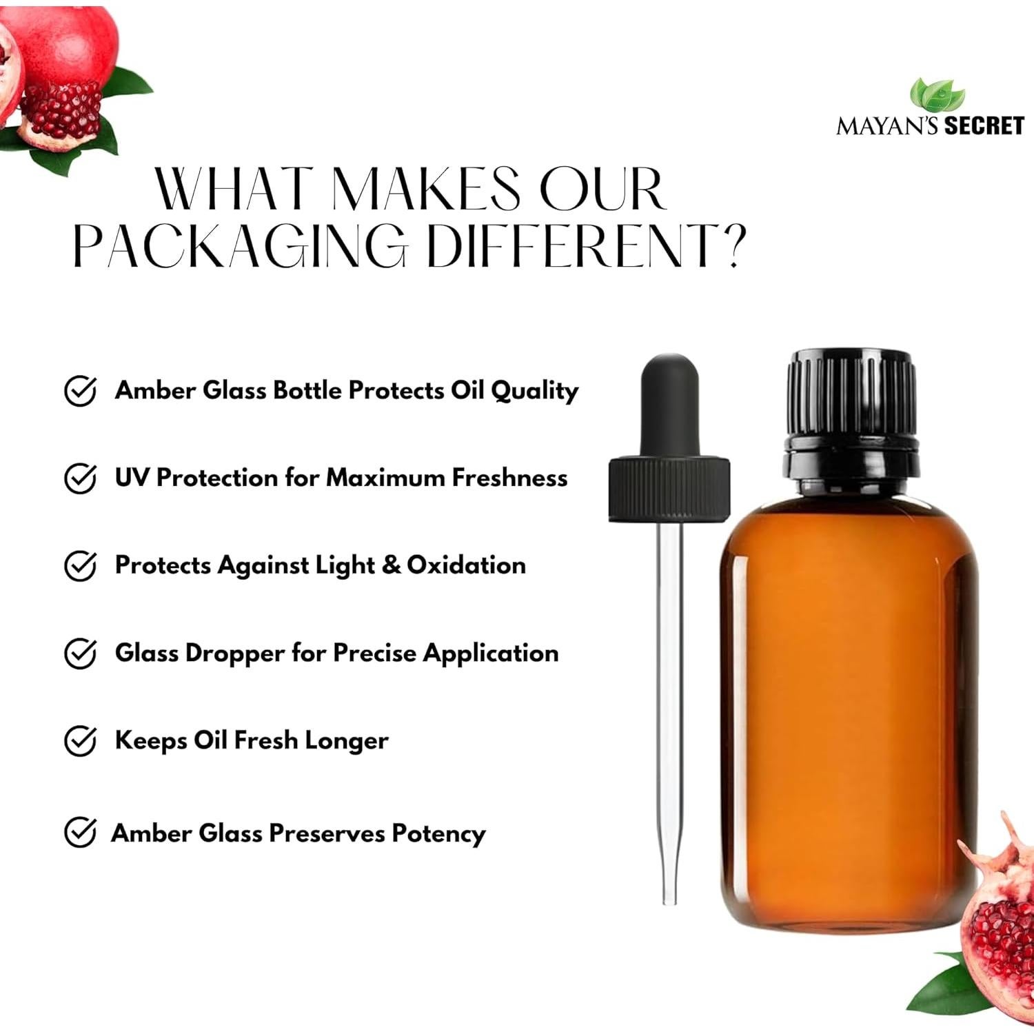 Aceite de Semilla de Granada Mayan's Secret 118ml Prensado en Frío