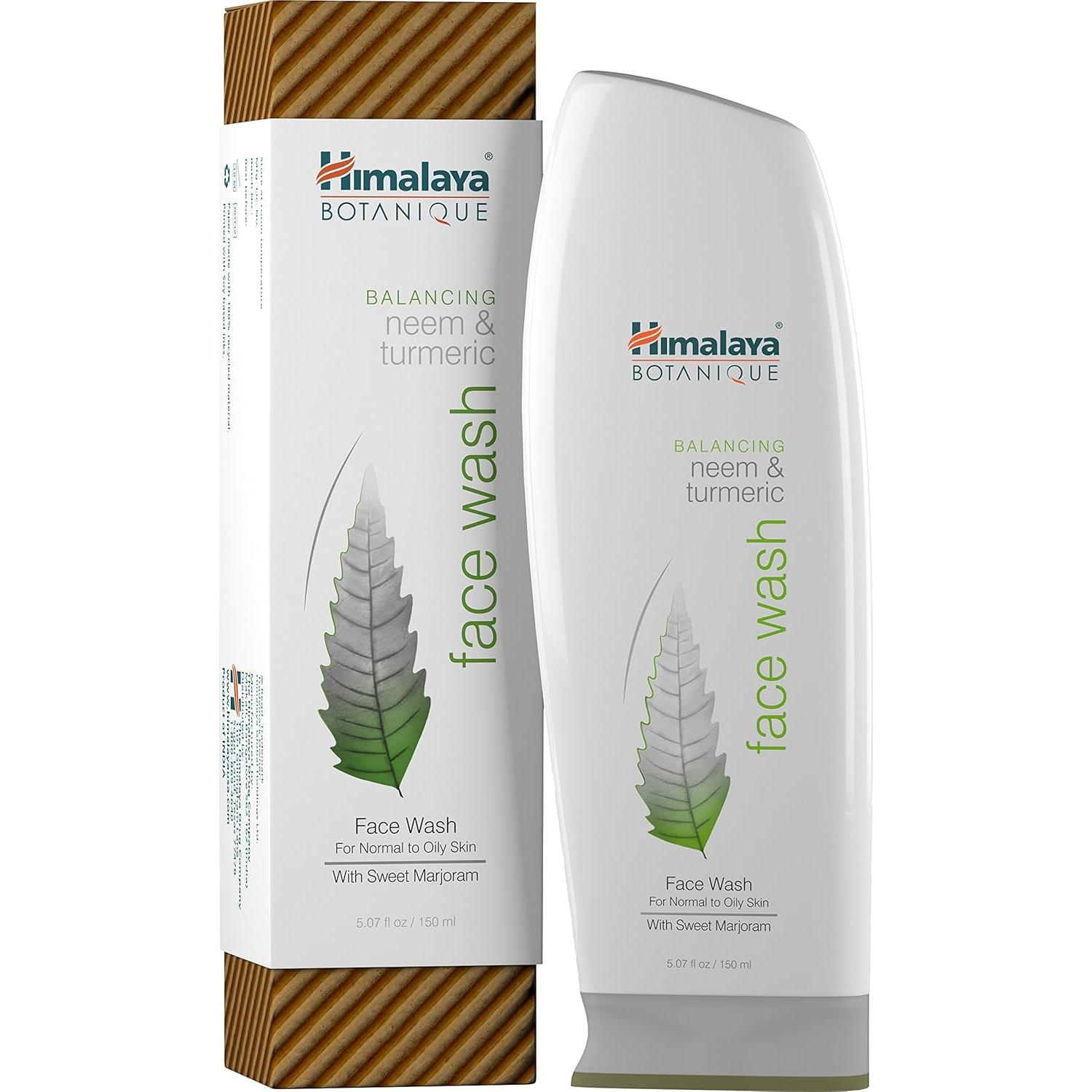 Limpiador Facial Equilibrante Himalaya Neem y Cúrcuma 150 ml