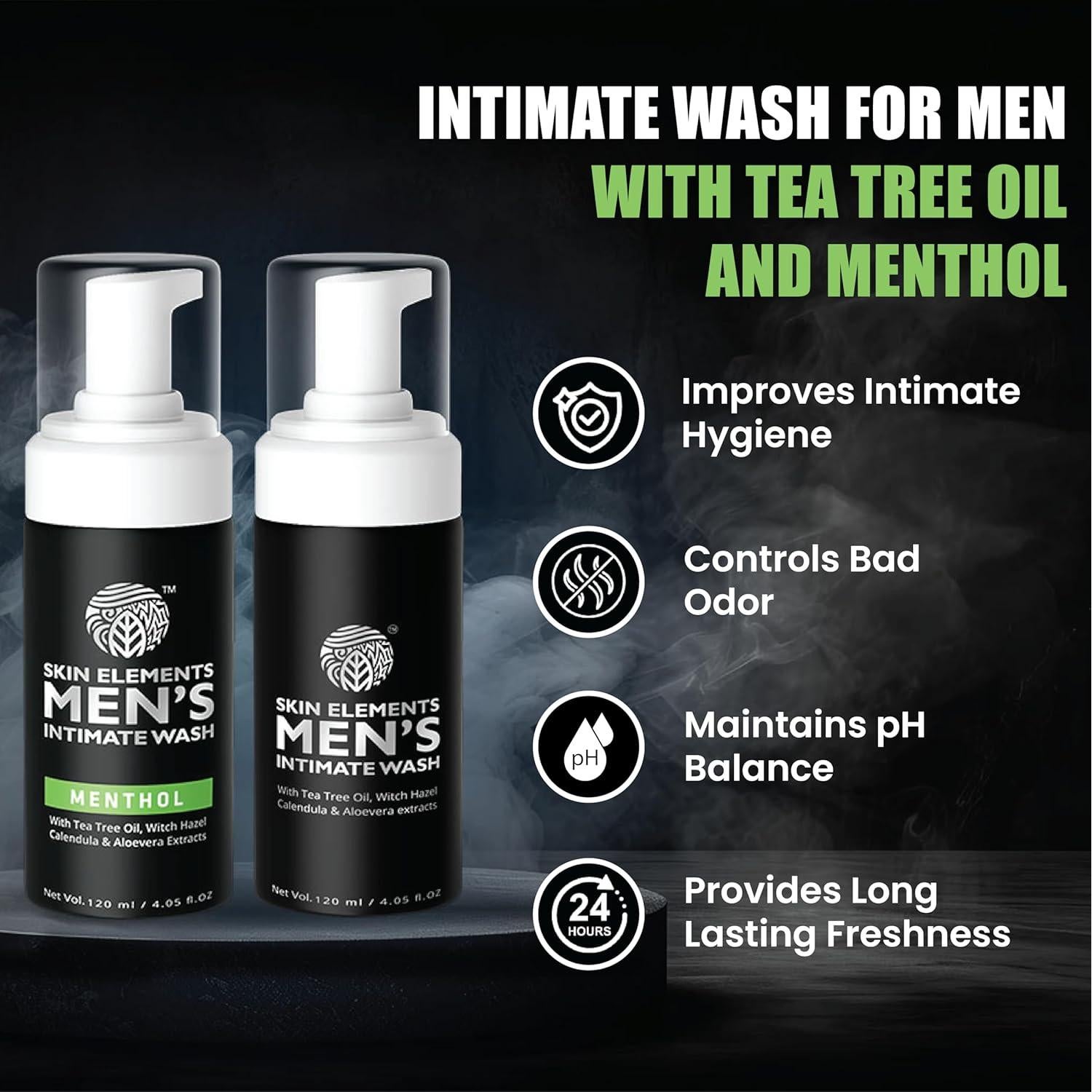 Skin Elements Lavado Íntimo Hombres 120ml Combo 2 Piezas