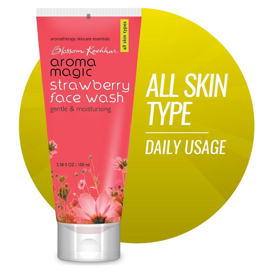 Limpiador Facial Aroma Magic de Fresa 100ml Hidratante Suave