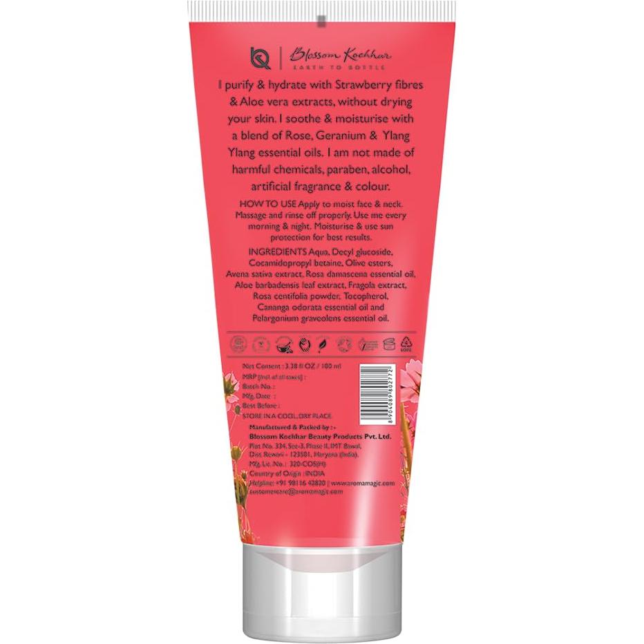 Limpiador Facial Aroma Magic de Fresa 100ml Hidratante Suave