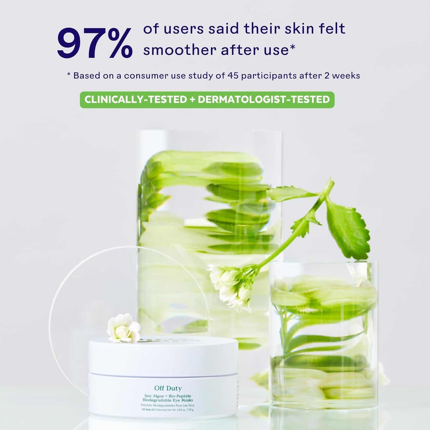 Mascarillas de Ojos Biodegradables Three Ships 30 Juegos 181g