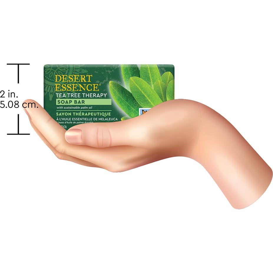 Jabón en Barra Terapia Árbol de Té Desert Essence 142g