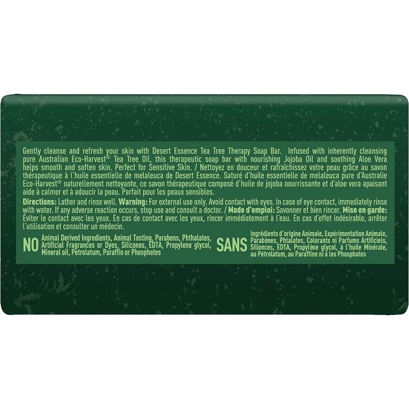 Jabón en Barra Terapia Árbol de Té Desert Essence 142g