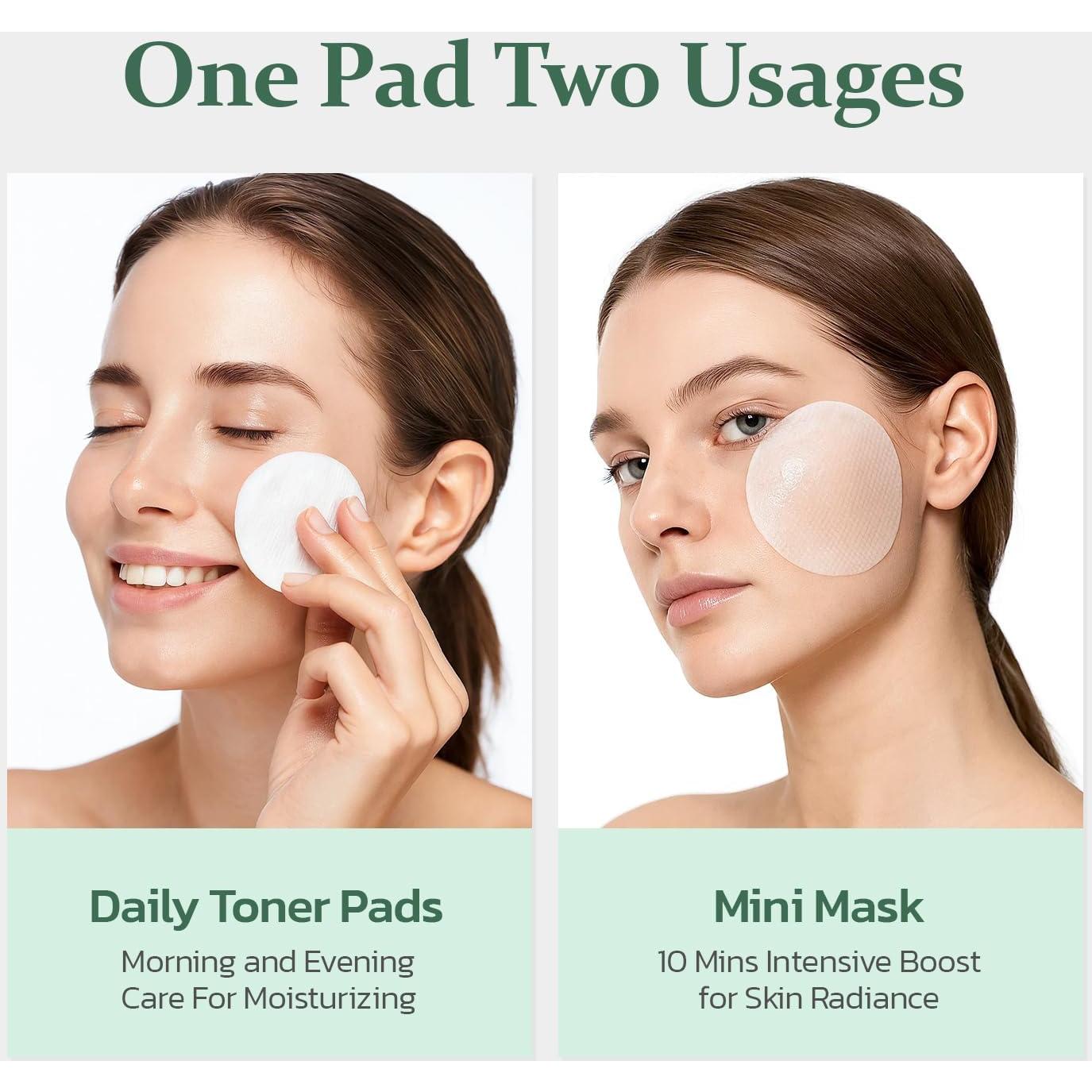 Discos Exfoliantes Faciales QAH con Niacinamida y Péptidos - 125 Unidades