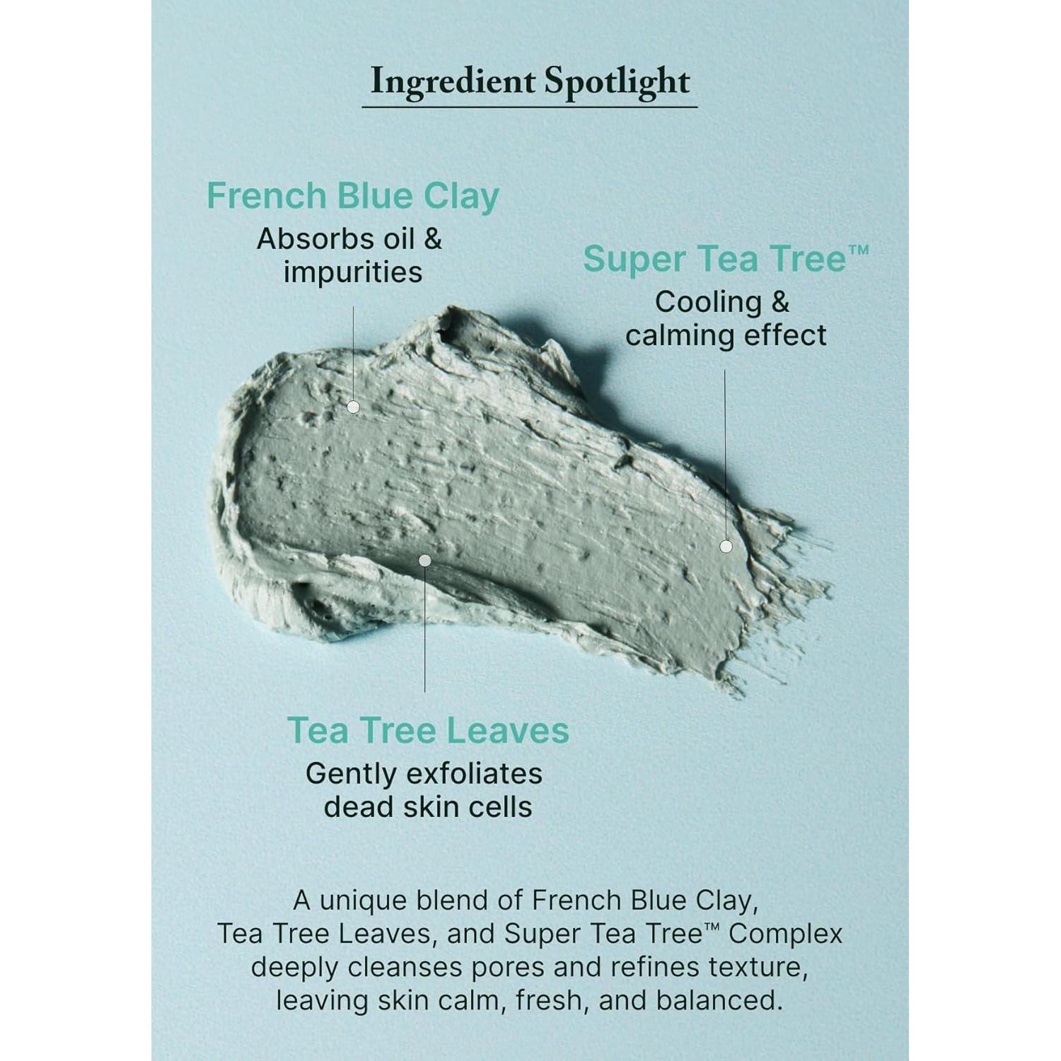 Aromatica Mascarilla y Limpiador Facial 2 en 1 148 ml - Árbol de Té