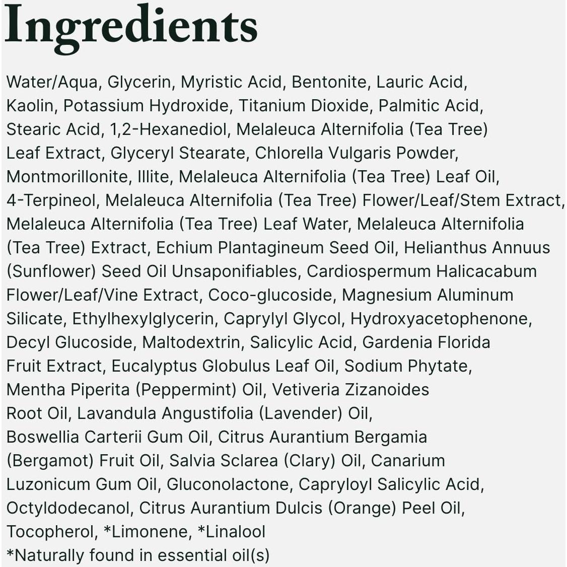 Aromatica Mascarilla y Limpiador Facial 2 en 1 148 ml - Árbol de Té