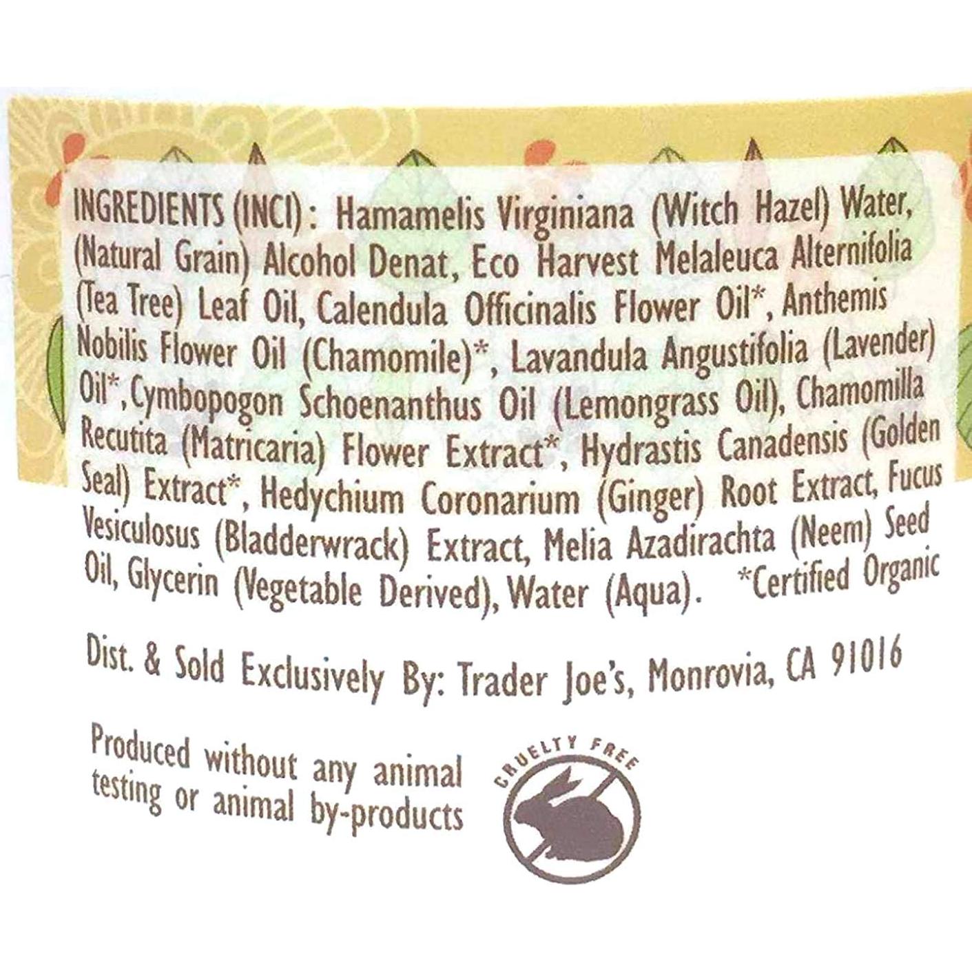 Almohadillas de limpieza facial naturales Trader Joe's - 2 unidades