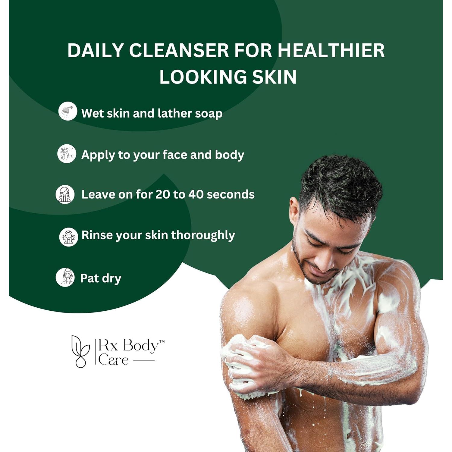 Jabón en Barra RX Body Care 113 g - Aceite de Árbol de Té Antifúngico