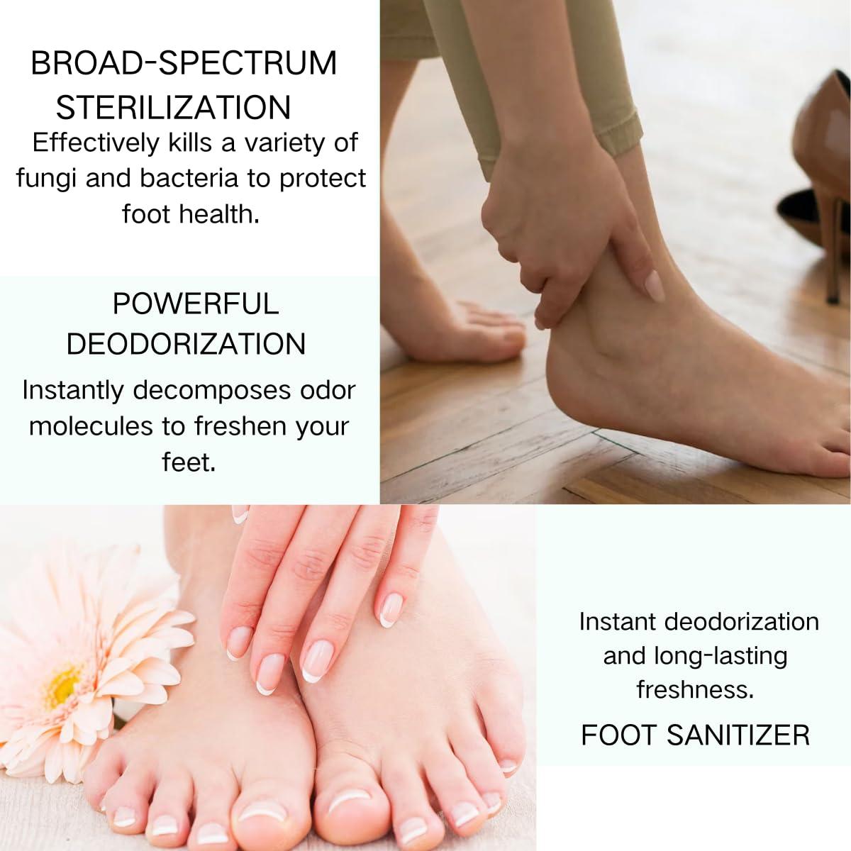 Spray Hidratante para Pies Yancaid con Aceite de Árbol de Té 2PCS