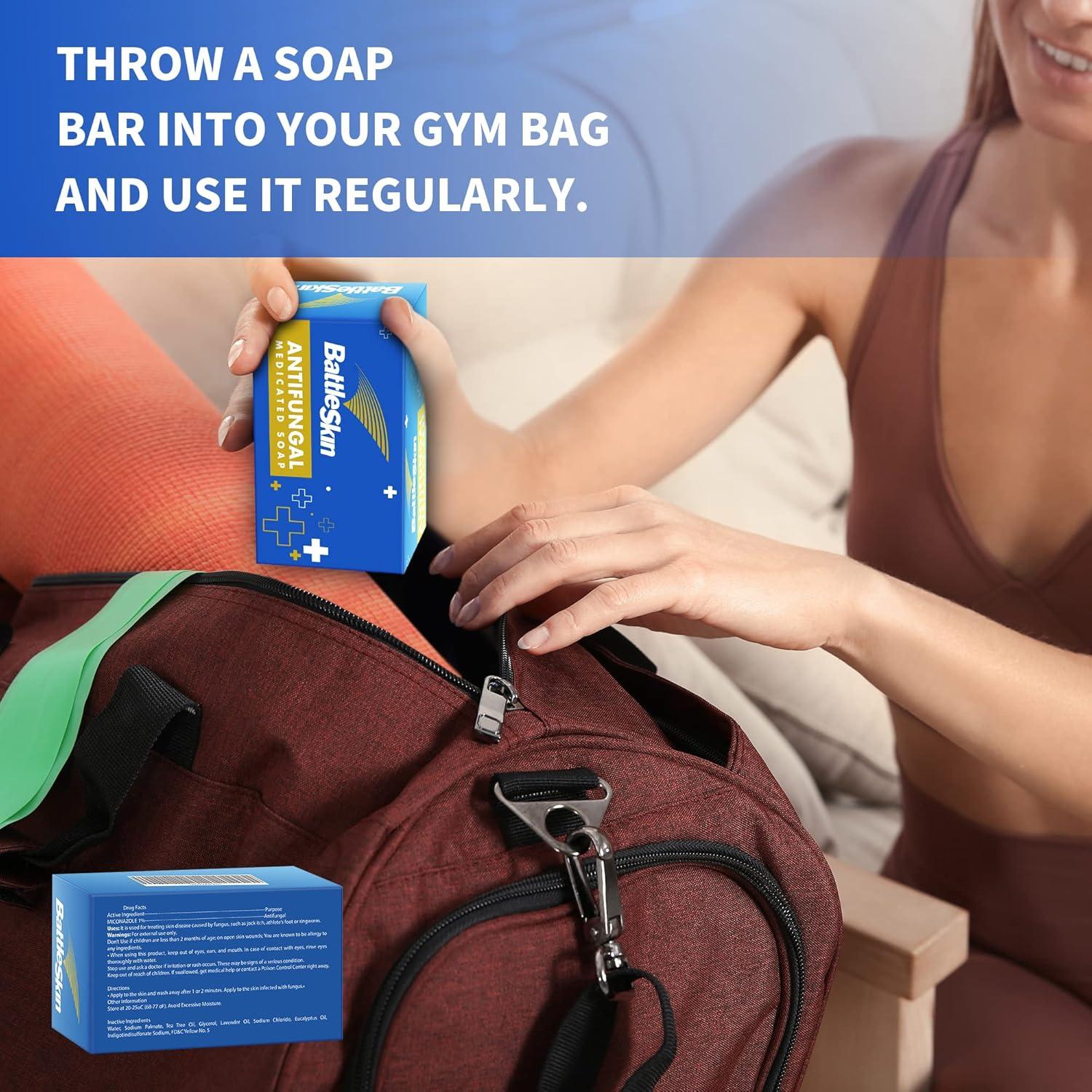 Jabón Antifúngico Battleskin 170g - Aceite de Árbol de Té