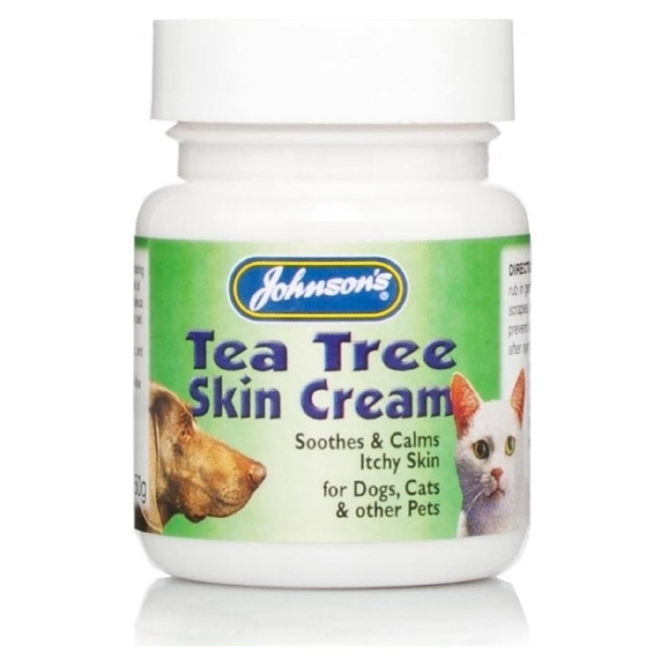 Crema Antisética Johnsons para Piel de Árbol de Té 50g