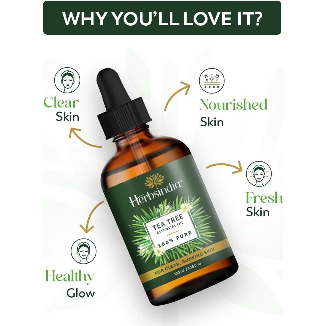 Aceite Esencial de Árbol de Té 100% Puro 97.6 ml - Marico