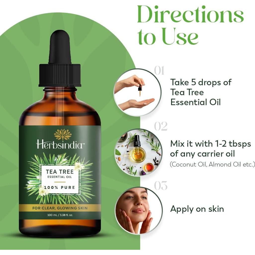 Aceite Esencial de Árbol de Té 100% Puro 97.6 ml - Marico