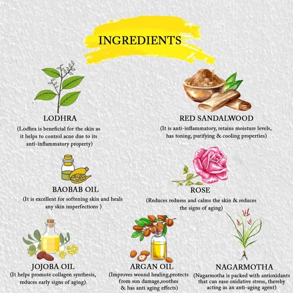 Scrub Facial Orgánico Roots And Herbs 50g Rosa India y Sándalo