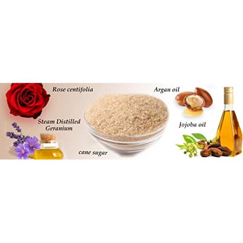 Scrub Facial Orgánico Roots And Herbs 50g Rosa India y Sándalo