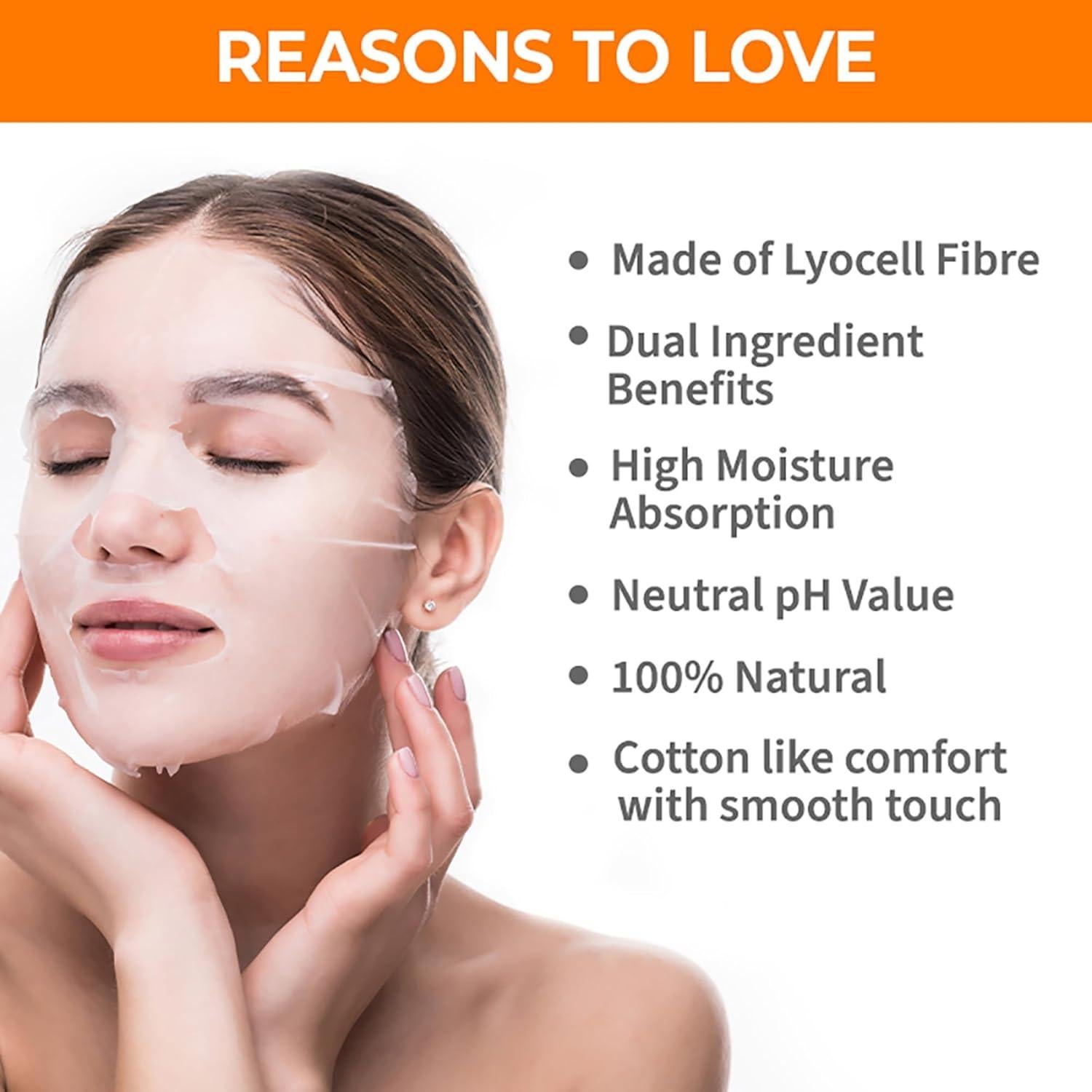 Máscara de Hoja Burbujeante Nykaa Naturals Sándalo y Naranja 19g