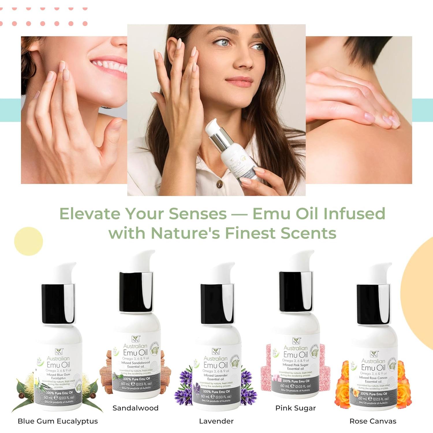 Aceite de Emú Puro Y-Not Natural 60ml - Hidratante para Piel y Cabello