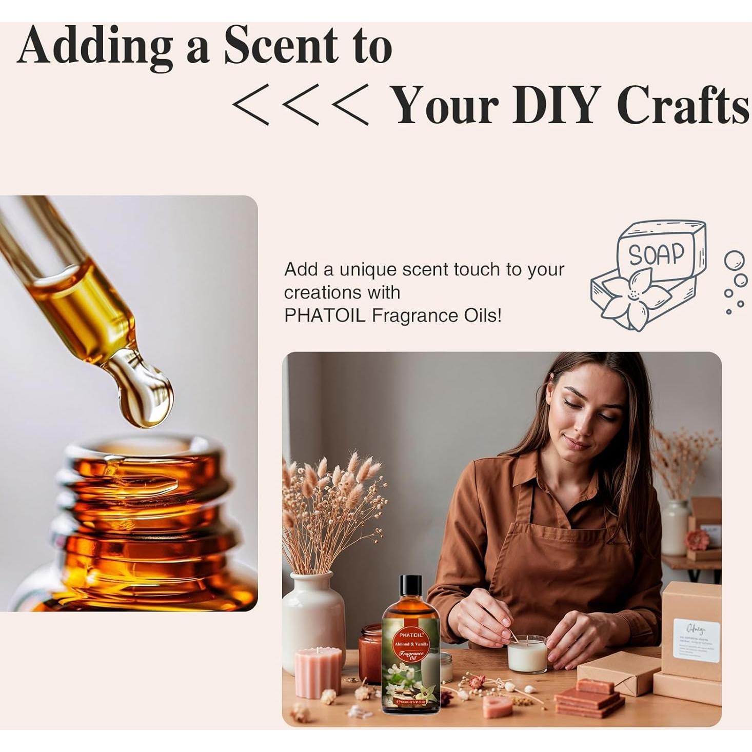 Aceite Aromático PHATOIL 100ml Almendra y Vainilla