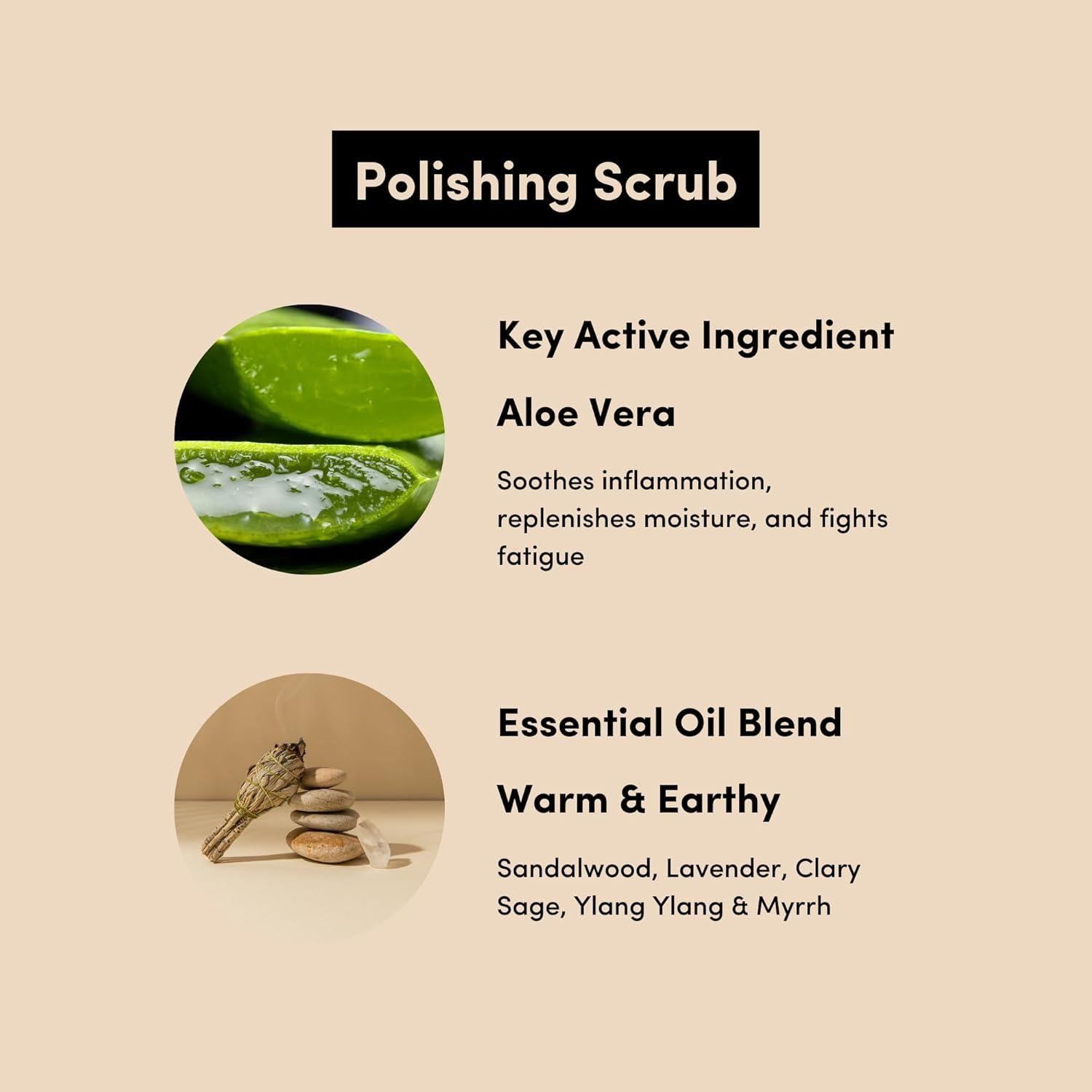 Exfoliante Corporal Urban Veda 200 ml con Aloe Vera y Sándalo