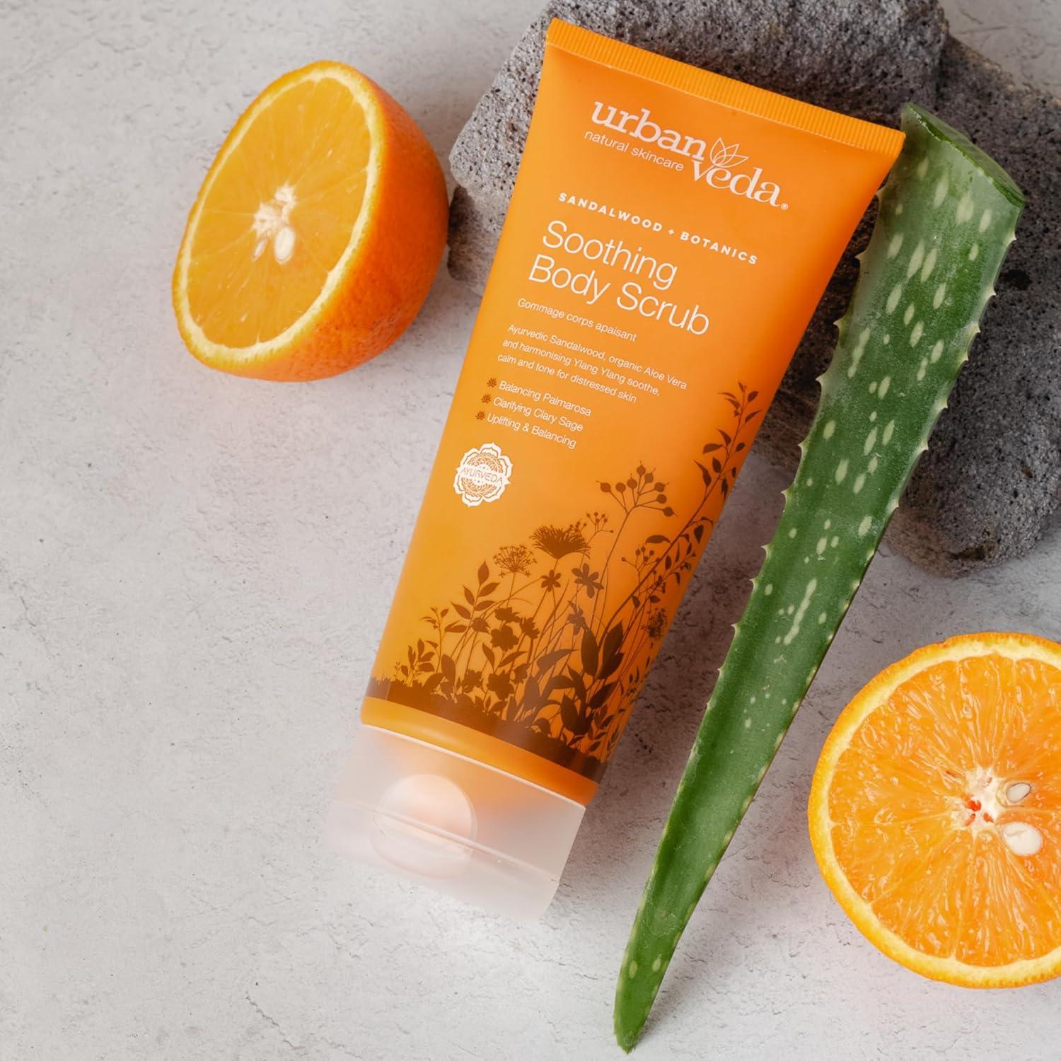 Exfoliante Corporal Urban Veda 200 ml con Aloe Vera y Sándalo