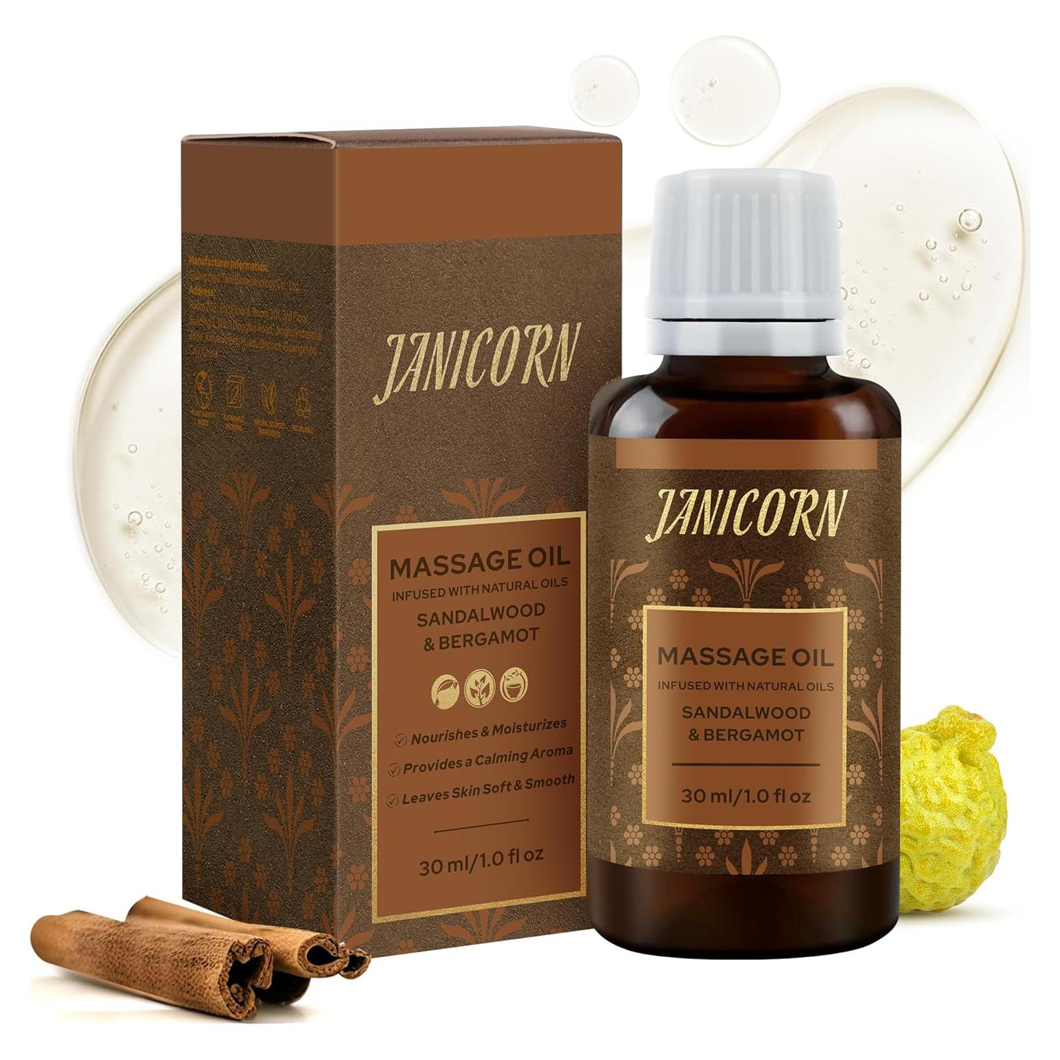 Aceite de Aromaterapia Sándalo y Bergamota 30ml - Masaje y Cuidado