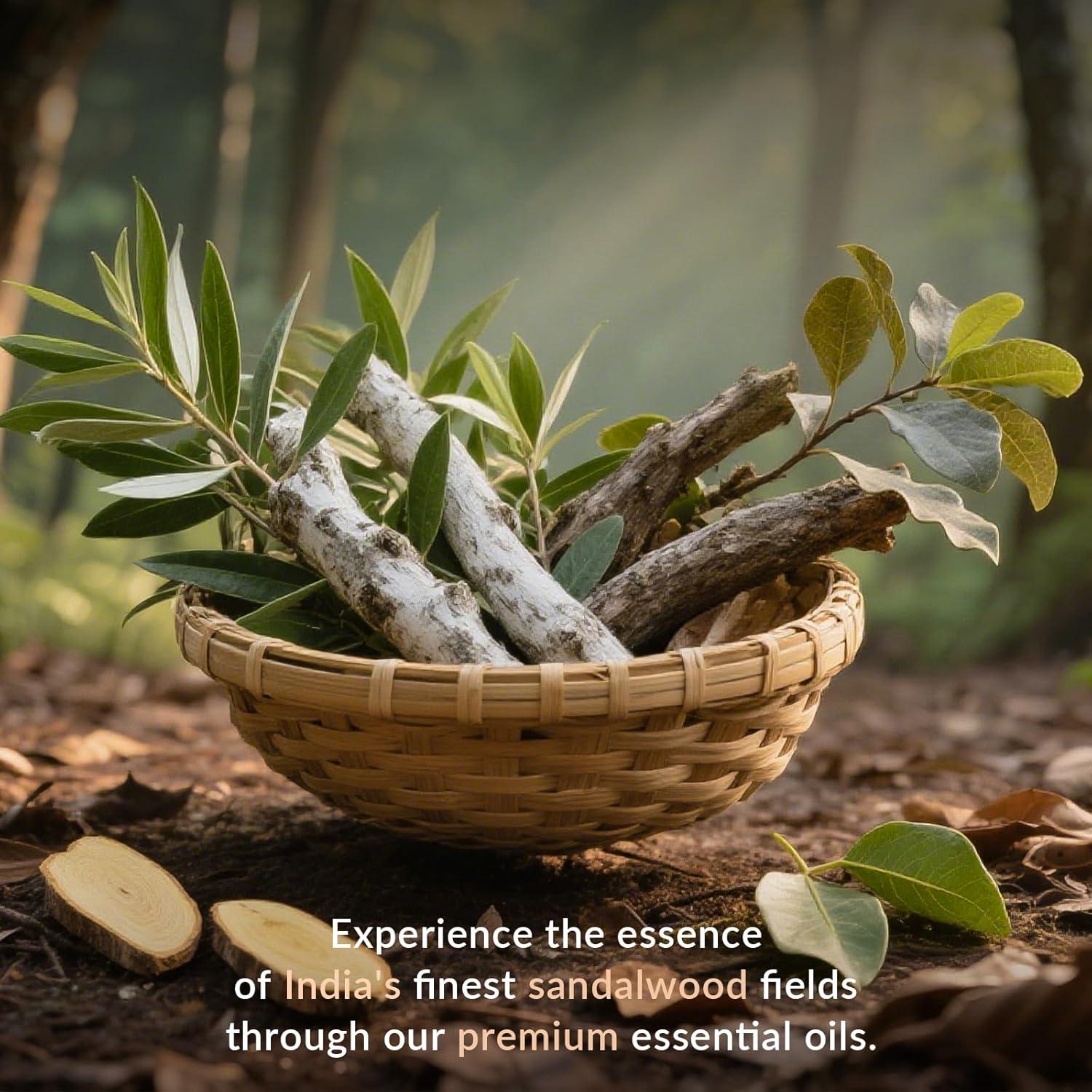 Aceite Esencial de Sándalo 100% Puro 60ml - Aromaterapia y Cuidado de la Piel