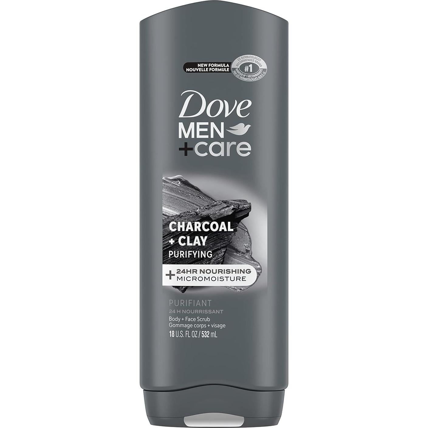 Gel de Ducha Dove Hombres Sándalo + Cardamomo 770ml y Carbón + Arcilla 532ml
