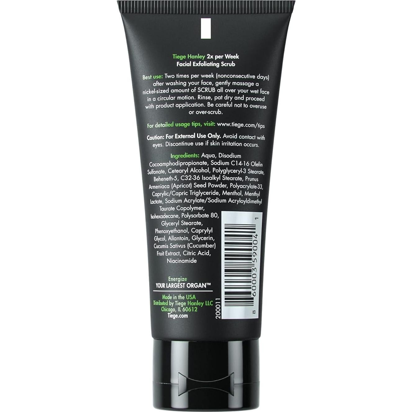 Exfoliante Facial Tiege Hanley para Hombres 59 ml Sin Fragancia