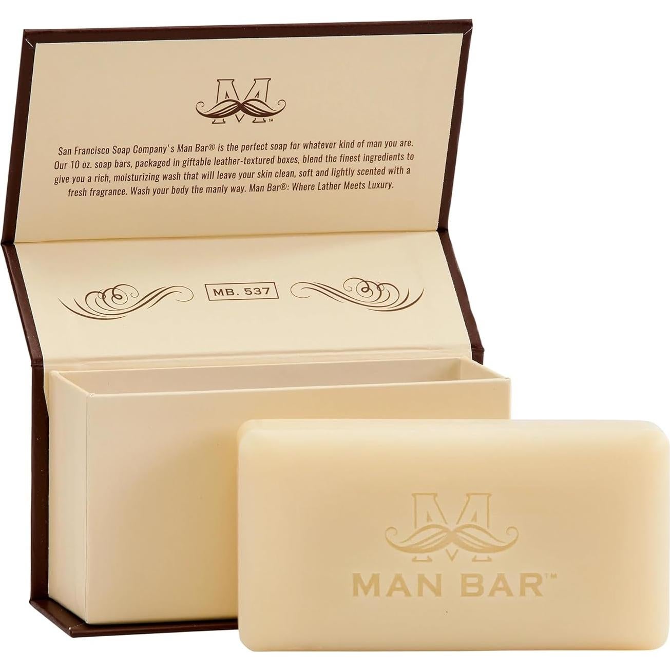 Barra de Jabón para Hombre San Francisco Soap 283g Almizcle y Sándalo
