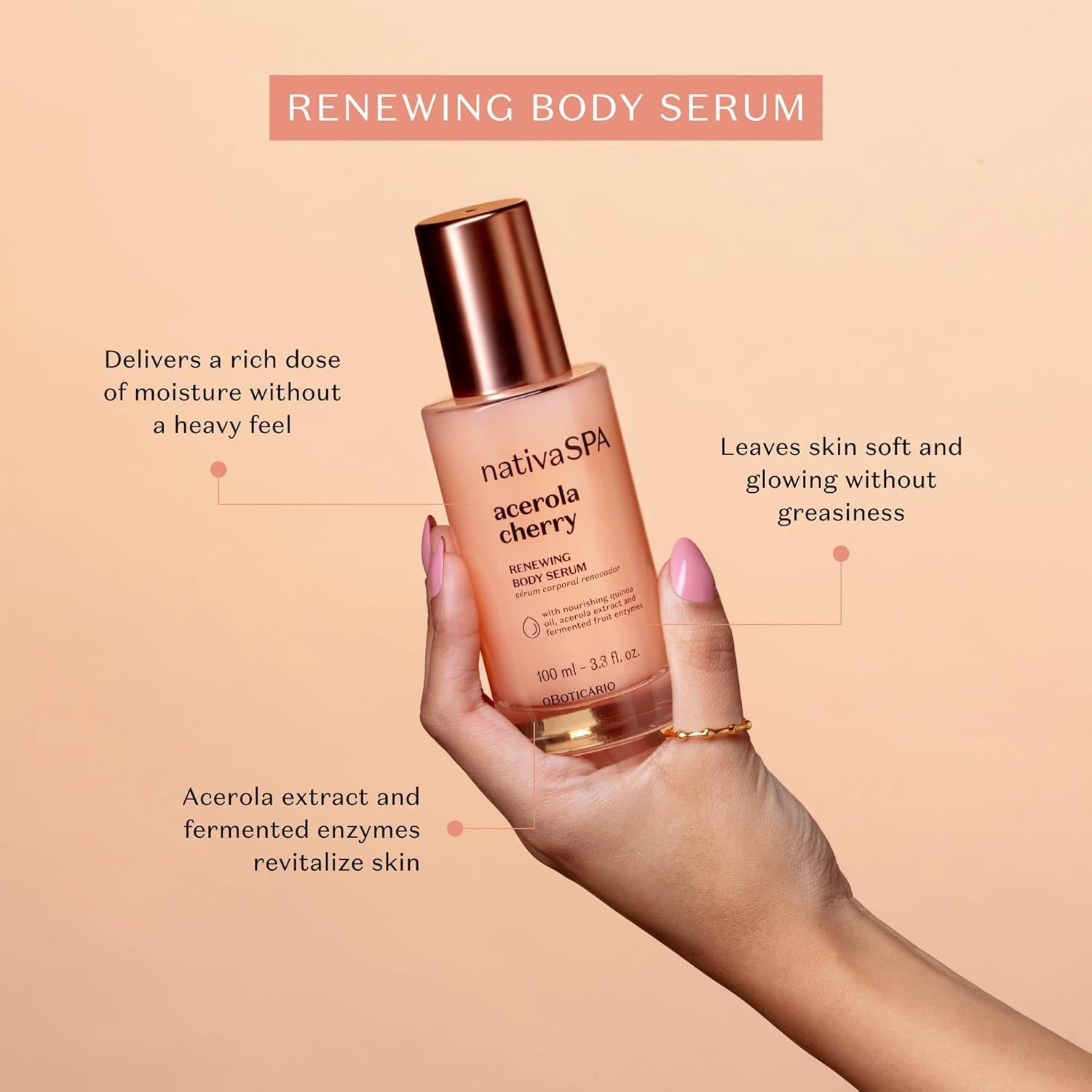 Suero Corporal Renovador Nativa SPA Cereza Acerola 100 ml