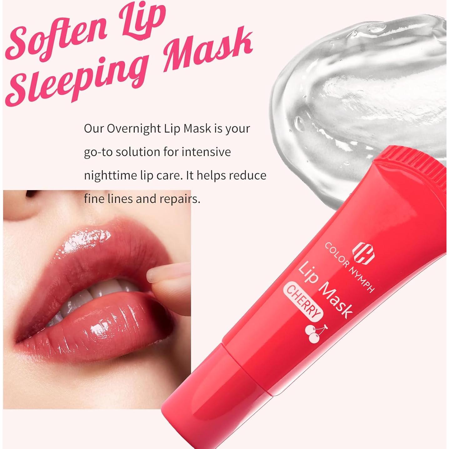 Set de Cuidado Labial Color Nymph - Exfoliante, Mascarilla y Aceite