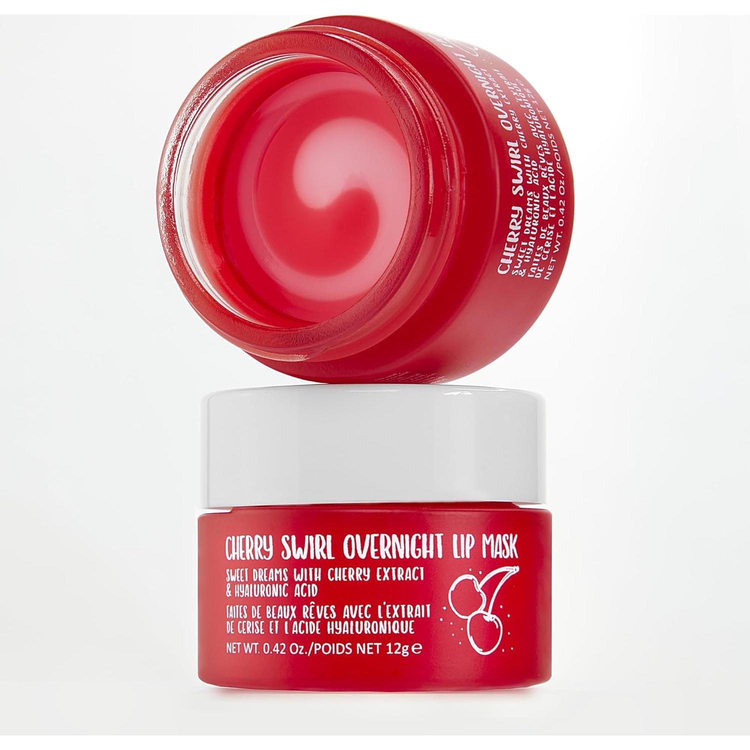 W7 Dulces Sueños Set Labial 3 Piezas Cereza - Exfoliante, Mascarilla y Bálsamo