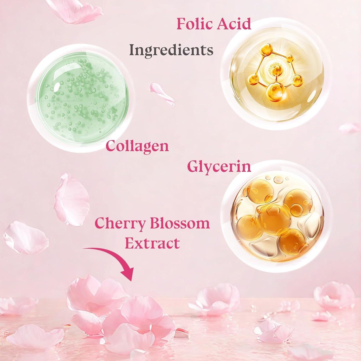 Set de Cuidado Facial Sakura - Kit de Viaje 6 Piezas