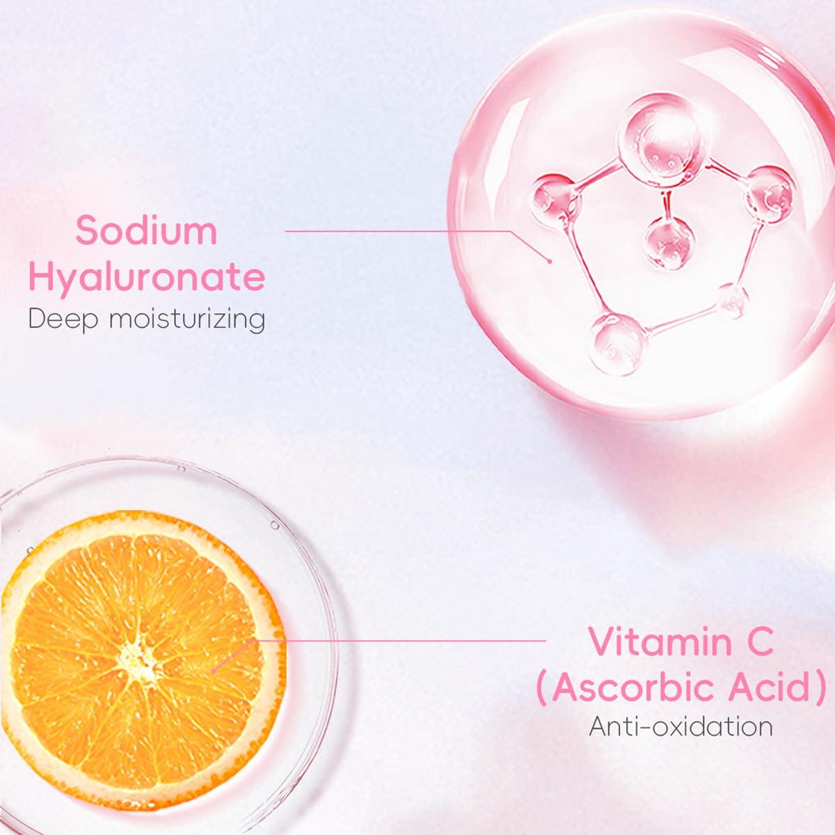 Juego de Cuidado de la Piel Sakura 6 Piezas - Limpiador, Tónico, Crema