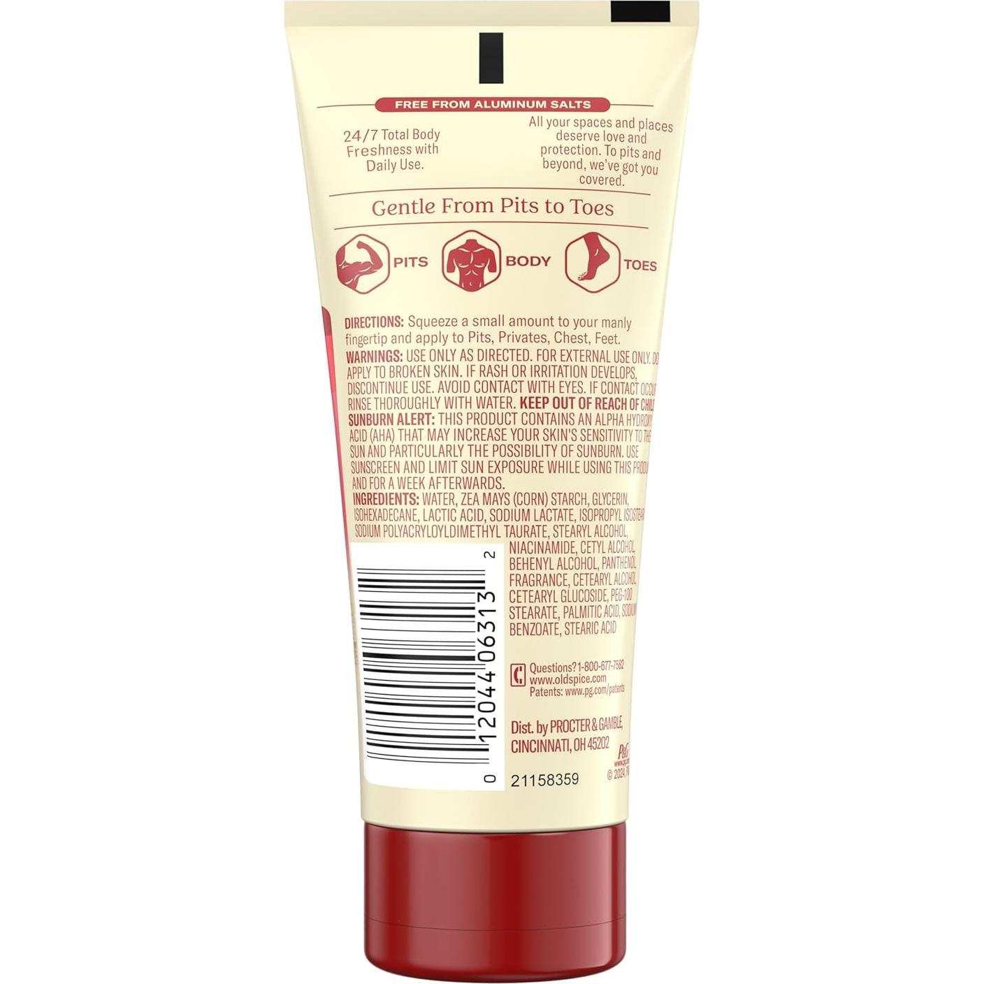Desodorante Corporal Old Spice Cereza Negra + Bourbon 85g
