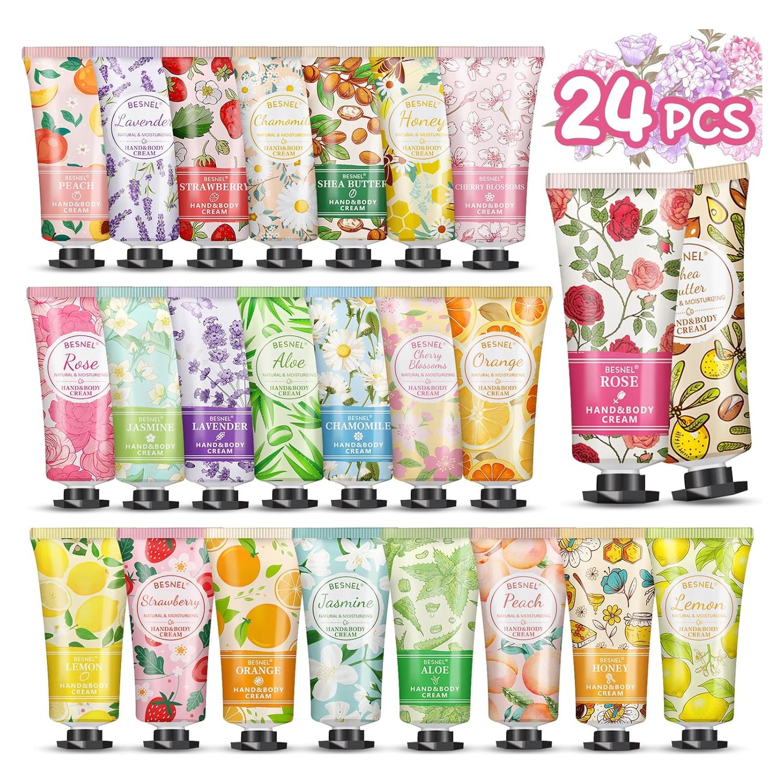 Set de Regalo Crema de Manos Natural 24 Paquetes BESNEL