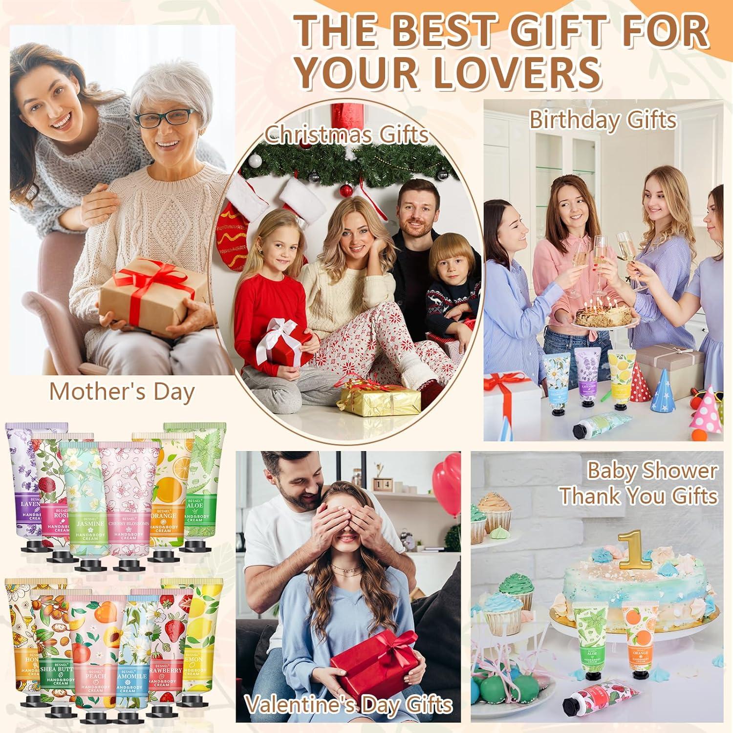 Set de Regalo Crema de Manos Natural 24 Paquetes BESNEL